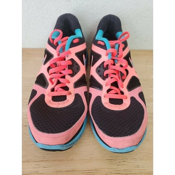 No INSOLES NIKE Lunarglide 3 Women's sz 8 Running Black/Neon/White 480195-991 - Picture 3 of 5